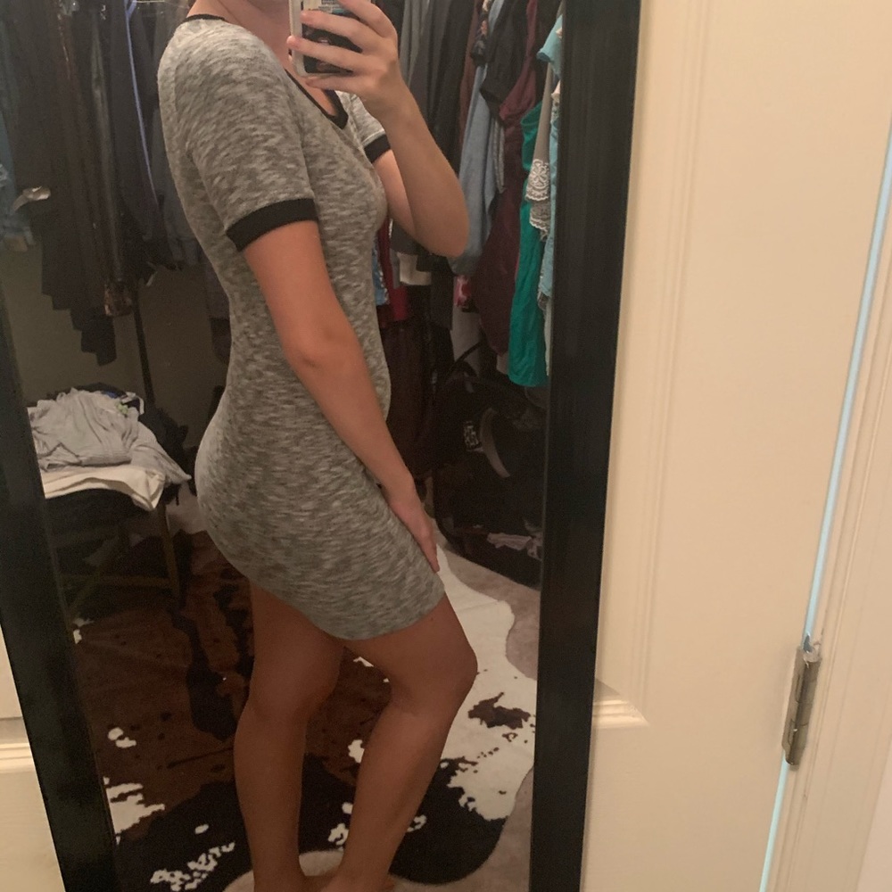 Gray Bodycon Dress